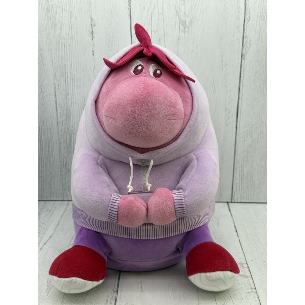 Disney Pixar Inside Out 2 Embarrassment Weighted Plush Pink Purple Hoodie 2 Lbs